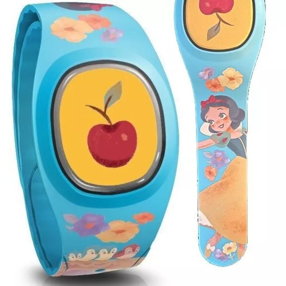 New Snow White Princess Seven Dwarfs Magic Band Plus + Disney Park Unlinked RARE